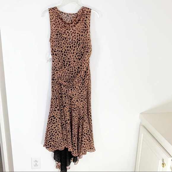 FAME AND PARTNERS Animal Print Midi Dress Size 2 NWT - Picture 8 of 14
